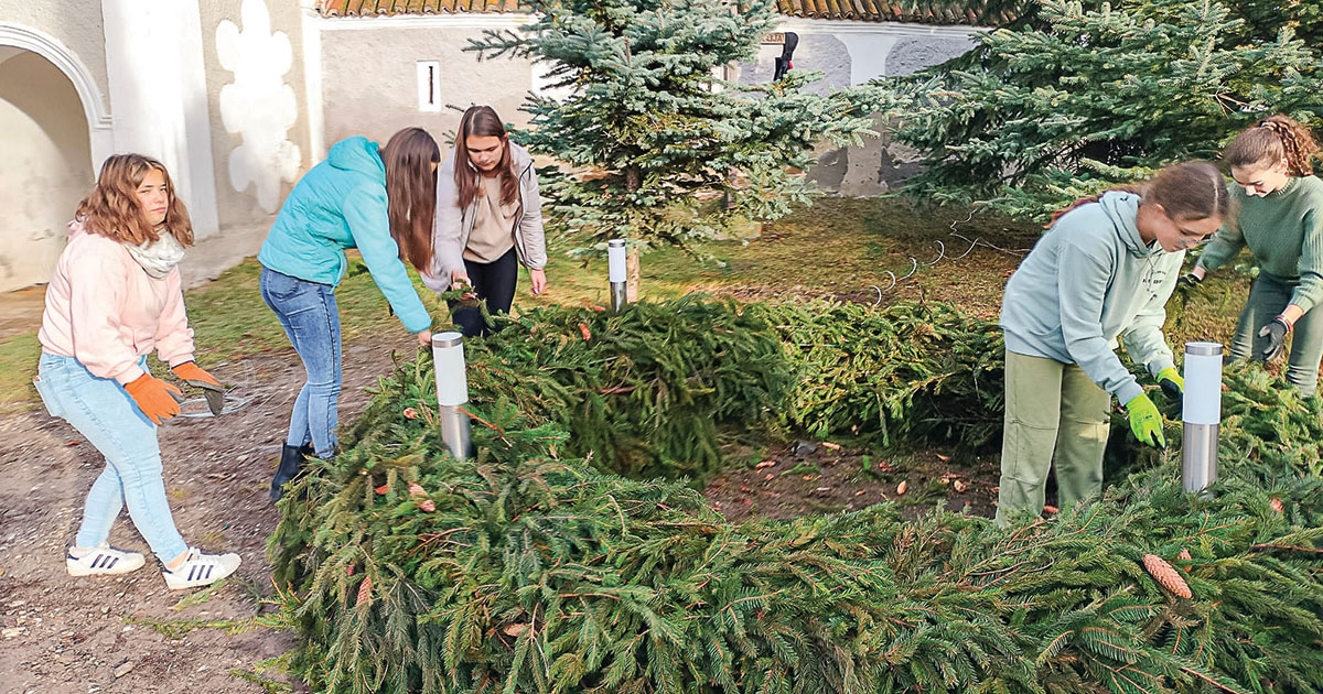 Falu mézeskalácsból